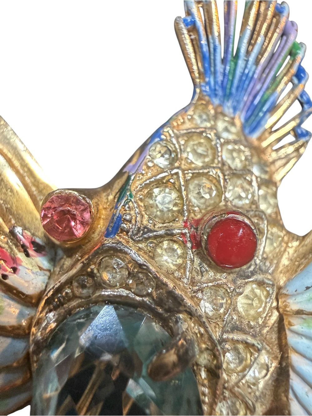 Vintage 1944 Coro Craft Sterling Rock Fish Brooch – Adolph Katz Signed Figural - Picture 8 of 14